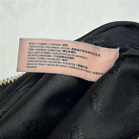 Y2K Juicy Couture Black Staple Crossbody Bag Gold Quiet Luxury Whimsigoth - Picture 8 of 12